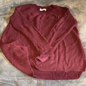 Old Navy Burgundy Crew Neck Sweater